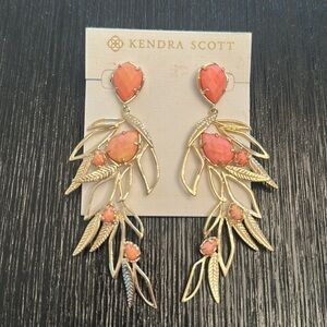 Vintage Kendra Scott “Rosemary” Earrings in Coral
